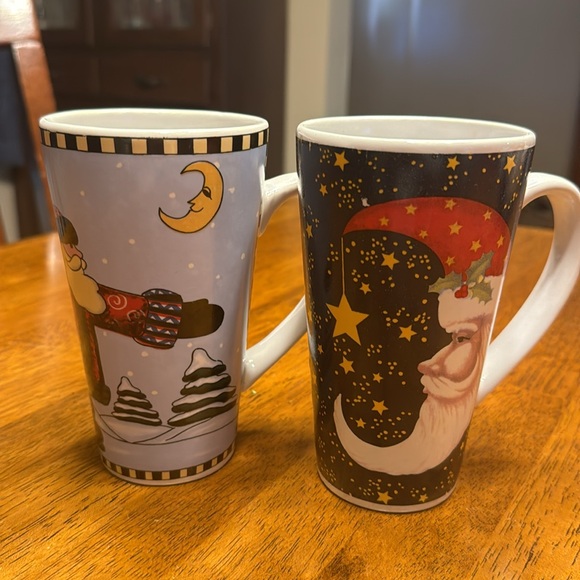 (2) unused Four Star Christmas mugs. 12oz. - Picture 4 of 6